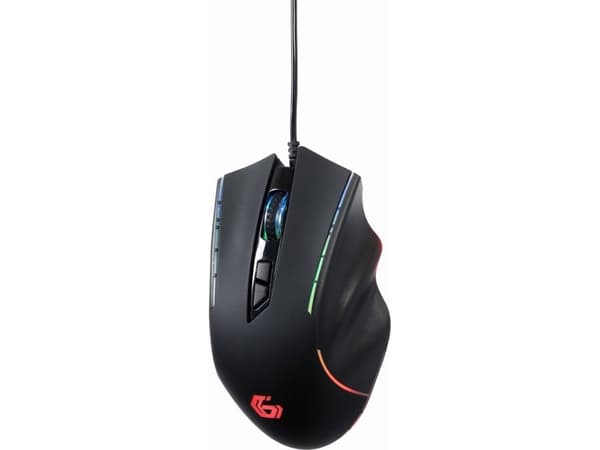 Gembird GMB Gaming MUSG-RAGNAR-RX300 - Mus - ergonomisk - gaming, RGB backlighted - 8 knapper - kablet - USB 2.0 - giftbox with transparent window