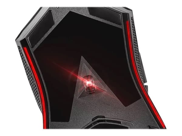 MSI Clutch GM20 Elite, Oikeakätinen, Optinen, USB A-tyyppi, 6400 DPI, Musta