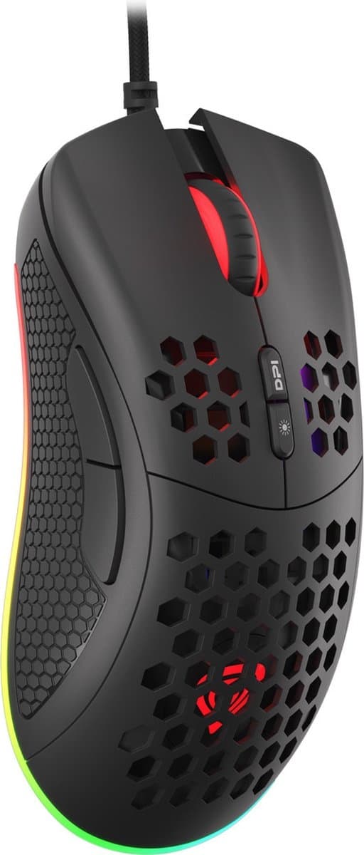 Trådlös mus Genesis Genesis Krypton 555 8000 DPI Svart Svart