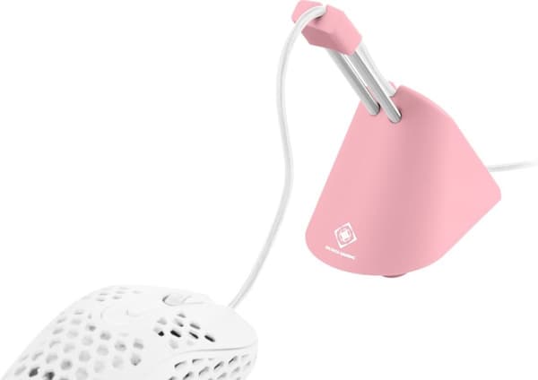 Deltaco - Gaming Mouse Bungee - Justerbar Hållare - Rosa