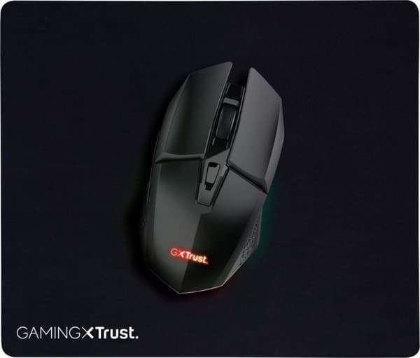 Trust GXT 112 Felox - Trådløs spillemus og spillemusemåtte - Sort Sort