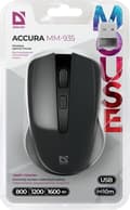 Miniatyrbillede 4 af 4: Defender Accura MM-935 har Ambidextrous RF Wireless Optical 1600 DPI
