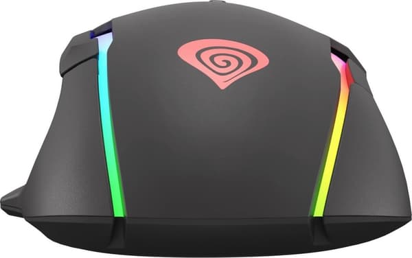 Genesis Xenon 220 – Tyst RGB-spelmus – 6400 DPI – 7 programmerbara knappar