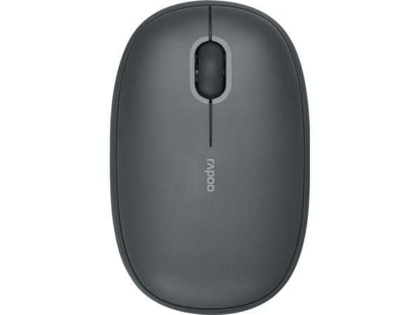 Rapoo M660 Silent grijs draadloze Multi-Mode-Muis, Molempikätinen, Optinen, RF Wireless + Bluetooth, 1300 DPI, Harmaa Harmaa