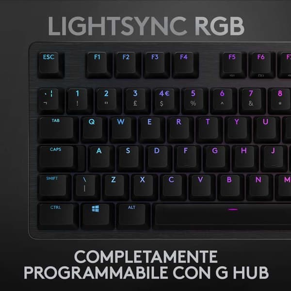 Tangentbord - Logitech - G512 Carbon - Trådbunden - USB - Svart
