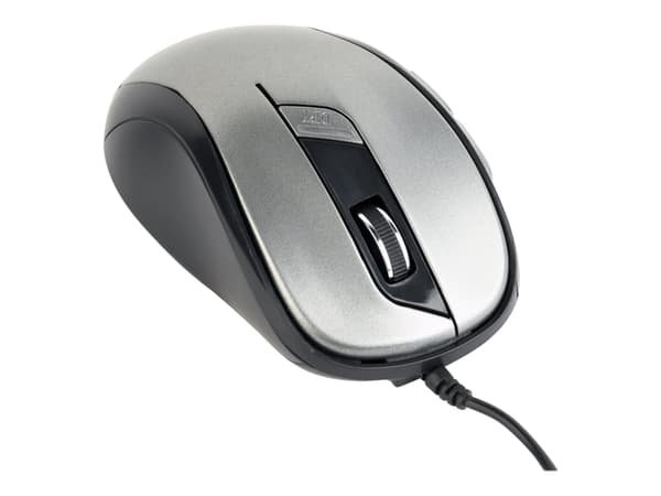 Gembird MUS-6B-01-BG - Mus - optisk - 6 knappar - kabelansluten - USB - rymdgrå/svart - blåsa