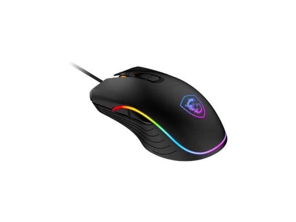MSI FORGE GM300 - Mus - optisk - 7 knappar - kabelansluten - USB 2.0