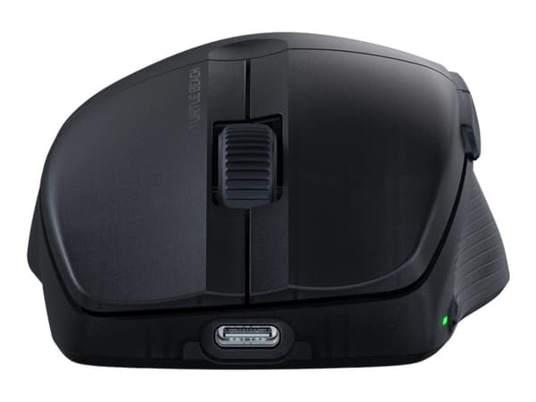 Turtle Beach Pure Air - Mus - ergonomisk - optisk - trådlös, kabelansluten - Bluetooth, 2.4 GHz, USB-C - trådlös USB-mottagare - svart