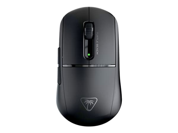 Turtle Beach Burst II Air - Mus - ergonomisk - optisk - 6 knapper - trådløs, kablet - 2.4 GHz, Bluetooth, USB-C - USB trådløs mottaker - svart