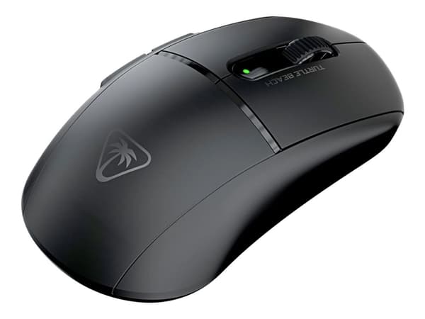 Turtle Beach Burst II Air - Mus - ergonomisk - optisk - 6 knapper - trådløs, kablet - 2.4 GHz, Bluetooth, USB-C - USB trådløs mottaker - svart