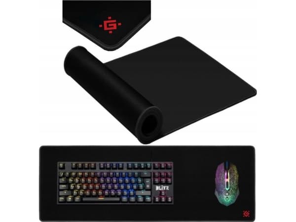 Defender Podkładka Defender Gaming BLACK XXL ONE 680x240x5 mm