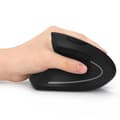 Miniatyrbild 1 av 4: Vänsterhänt optisk mus, trådlös vertikal modell | Ergonomisk design - förebyggande av epikondylit för armen | 6 knappar