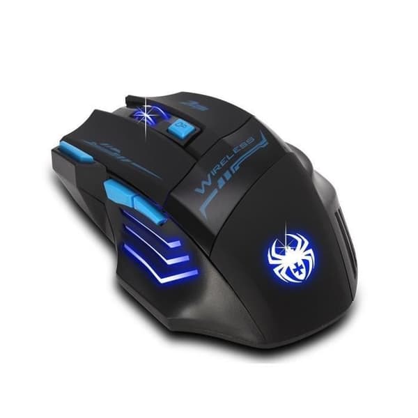Gamingmus - Professionell - 2400 DPI - 7 knappar - Trådlös - Optisk
