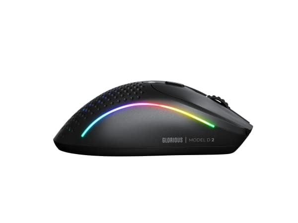 Glorious Gaming Model D 2 Wireless, högerhand, RF Trådlös, 19000 DPI, Vit