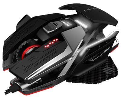 Mad Catz RAT X3 mus Højre USB Type-A optisk 16000 DPI Sort