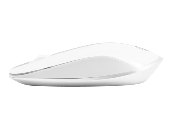 HP 410 Slim - Mus - høyre- og venstrehåndet - 3 knapper - trådløs - Bluetooth 5.0 - hvit, matt finish - for Laptop 15s; Pavilion 32