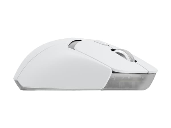 Logitech G G309 - Mus - gaming - optisk - 6 knapper - trådløs - 2.4 GHz, Bluetooth - USB Logitech LIGHTSPEED-mottaker - hvit Hvit