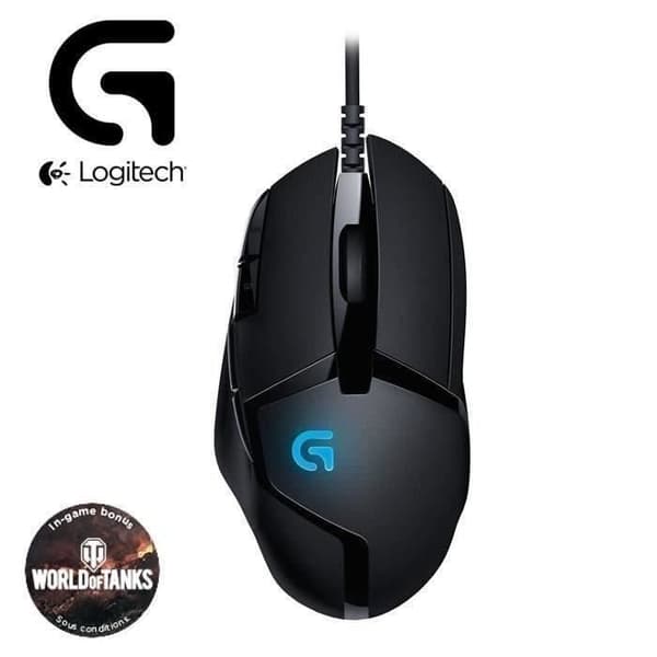 Spelmus - Kabelansluten - Logitech G - G402 Hyperion fury FPS - Svart