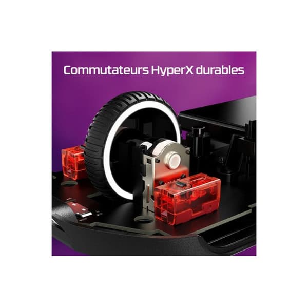 Trådlös mus - HyperX - Pulsefire Haste 2 - 26000 DPI - 6 knappar - RGB-belysning