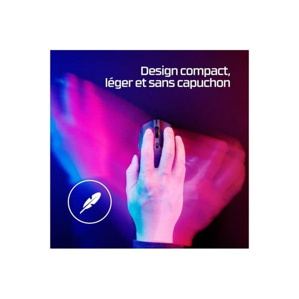 Trådlös mus - HyperX - Pulsefire Haste 2 - 26000 DPI - 6 knappar - RGB-belysning