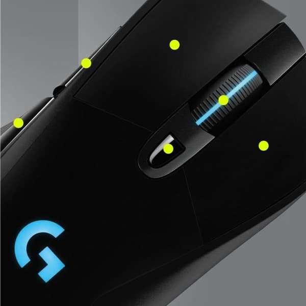 Spelmus - Trådlös - Logitech G - G703 Hero - Svart