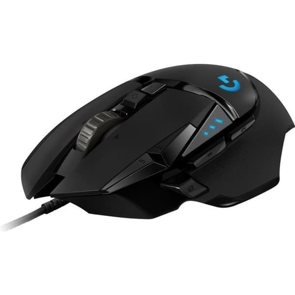 Spelmus - Kabelansluten - Logitech G - G502 Hero - Svart