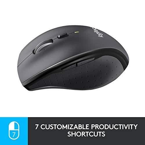Trådlös Mus - Logitech - M705 - Laseravkänning 1000 DPI - 7 Knappar - Livslängd 3 År