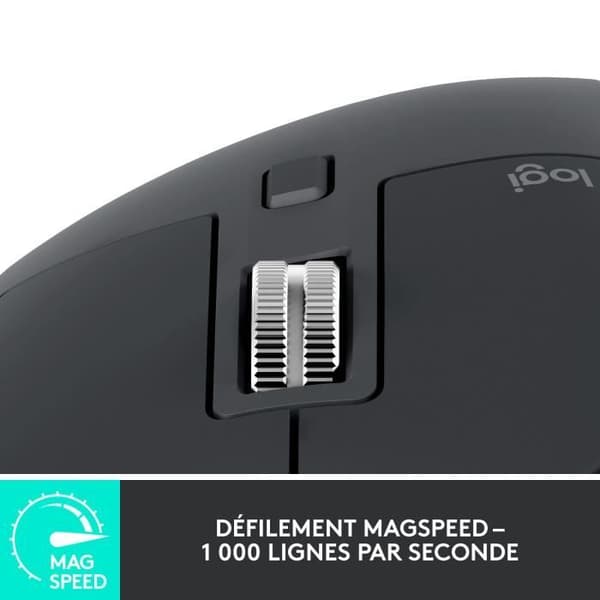 Mus - Trådlös - Logitech - MX Master 3S - Grafit
