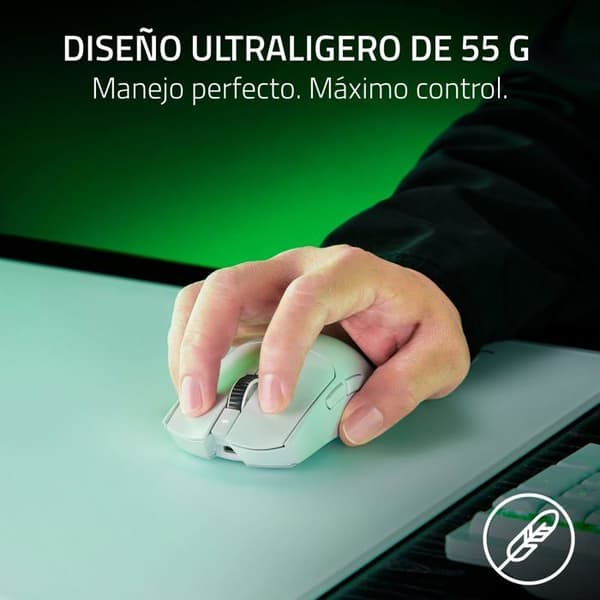 Spelmus - RAZER - Viper V3 Pro - Vit - Trådlös - Optisk