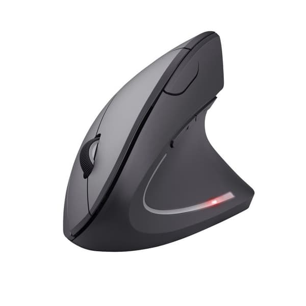 Trust Verto Ergonomic Vertical Wireless Mouse, Prevention of Mouse Syndrome and Epicondylit, för PC / Laptop / Mac