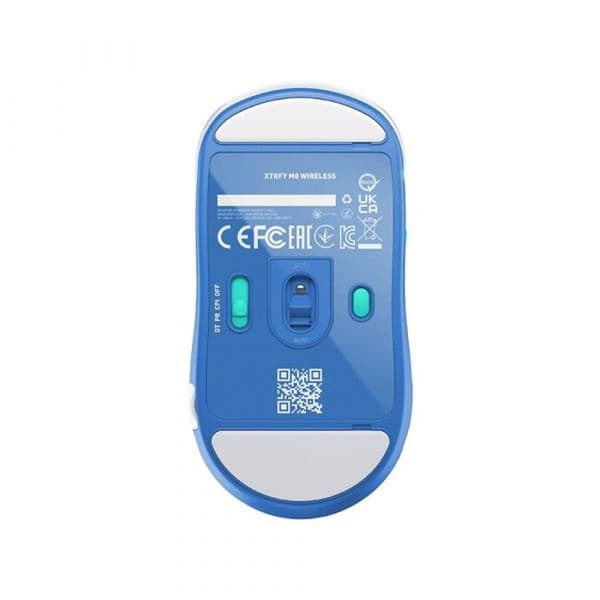 Gamingmus - Xtrfy - M8 Wireless - Ultralätt - 1ms utan fördröjning - 300mAh batteri