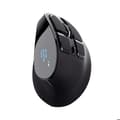 Miniatyrbild 1 av 4: Trust Voxx Vertical Wireless Rechargeable Mouse, Bluetooth eller 2,4 GHz, Ergonomisk – Svart