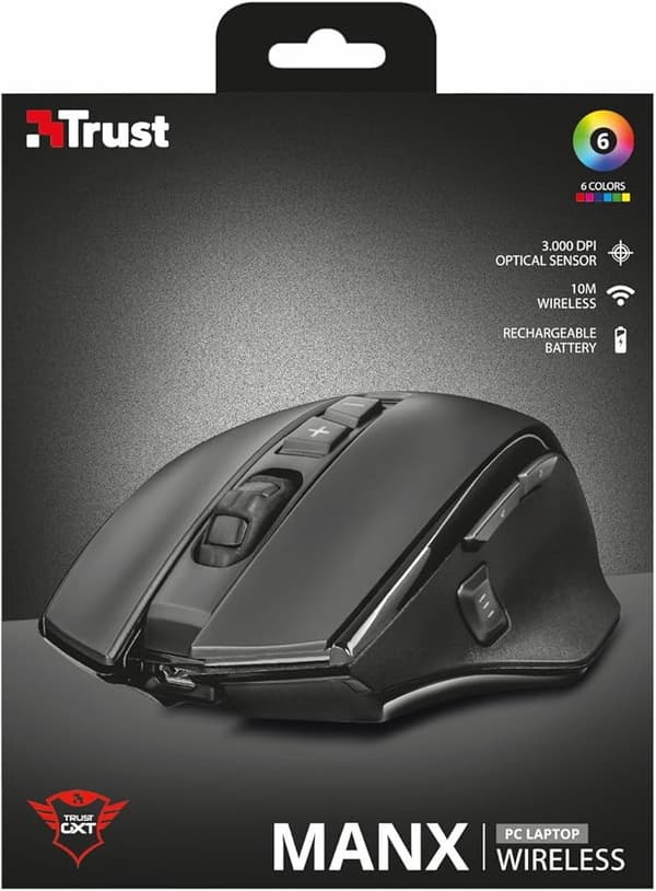 Trust GXT 140 Manx Wireless Mouse