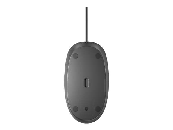HP 125 - Mus - kabelansluten - USB - svart - kampanj