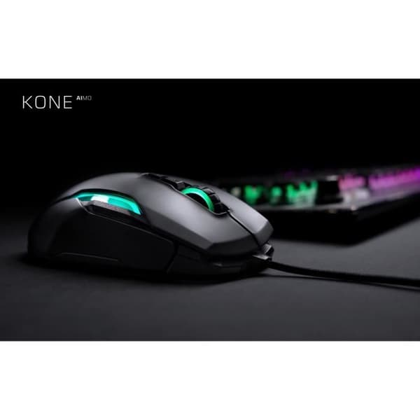 ROCCAT - Kone AIMO Remastered - Spelmus - Svart - ROC-11-820-BK