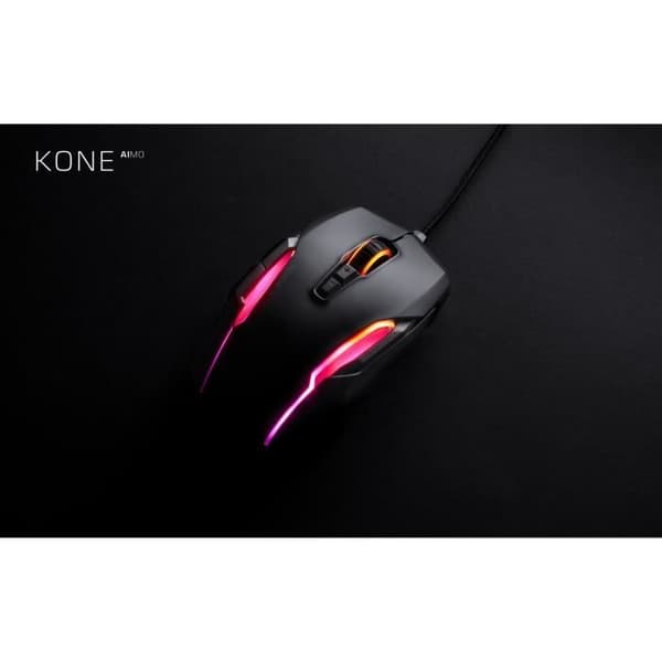 ROCCAT - Kone AIMO Remastered - Spelmus - Svart - ROC-11-820-BK
