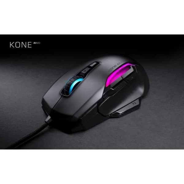 ROCCAT - Kone AIMO Remastered - Spelmus - Svart - ROC-11-820-BK