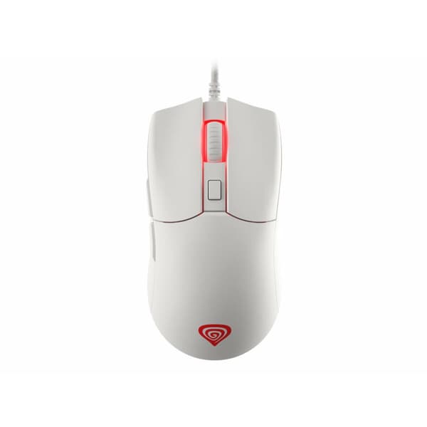 Mus med kabel og optisk sensor Genesis Krypton 750 Hvid