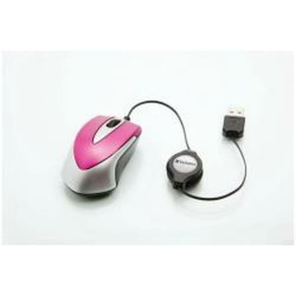 Optisk Mus Verbatim 49021 Rosa