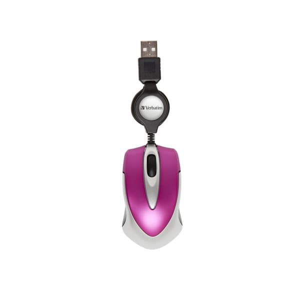 Optisk Mus Verbatim 49021 Rosa Rosa