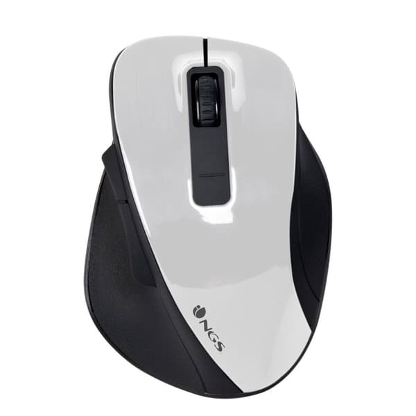 Trådlös Mus NGS BOWWHITE Vit 1600 dpi (1 antal)