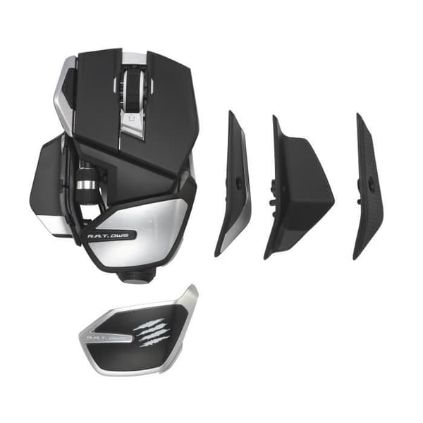 Madcatz R.A.T. DWS trådlös spelmus - Lång batteritid - 16000 DPI Bluetooth Gamer Mouse - 14 programmerbara knappar