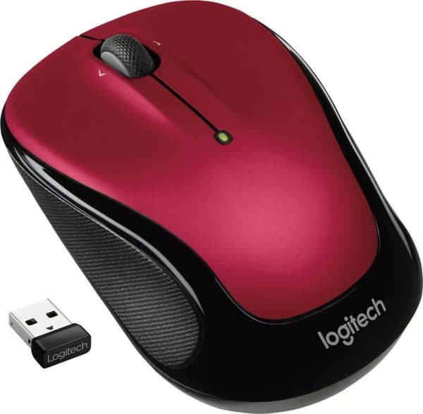 Logitech M325s langaton nanovastaanotin hiiri punainen