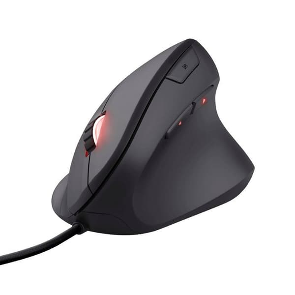 Trust Gaming GXT 144 Rexx Gaming Mus, Vertikal, Ergonomisk 250 - 10 000 DPI Svart