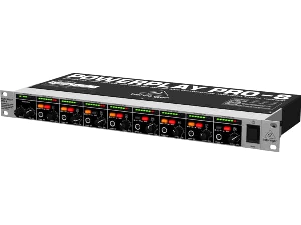 Behringer HA8000 V2, 8.0 kanaler, 0,006%, 90 dB, 40000 O, 100000 O, 10 - 150000 Hz