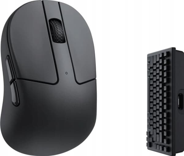 Keychron M4-A4, Right-hand, RF Wireless + Bluetooth + USB Type-C, 26000 DPI, Black