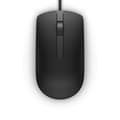 Miniatyrbillede 2 af 3: Mus Dell MS116  Sort Monochrome 1000 dpi