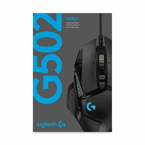 Gaming Mus Logitech 910-005470 Svart Multicolour Svart