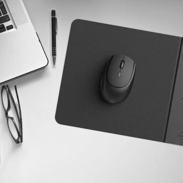 Mus med trådlös laddningsmatta Mobility Lab ML305332 Svart