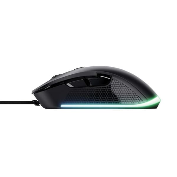 Mus Trust GXT 922 Svart Multicolour Svartvit 7200 dpi